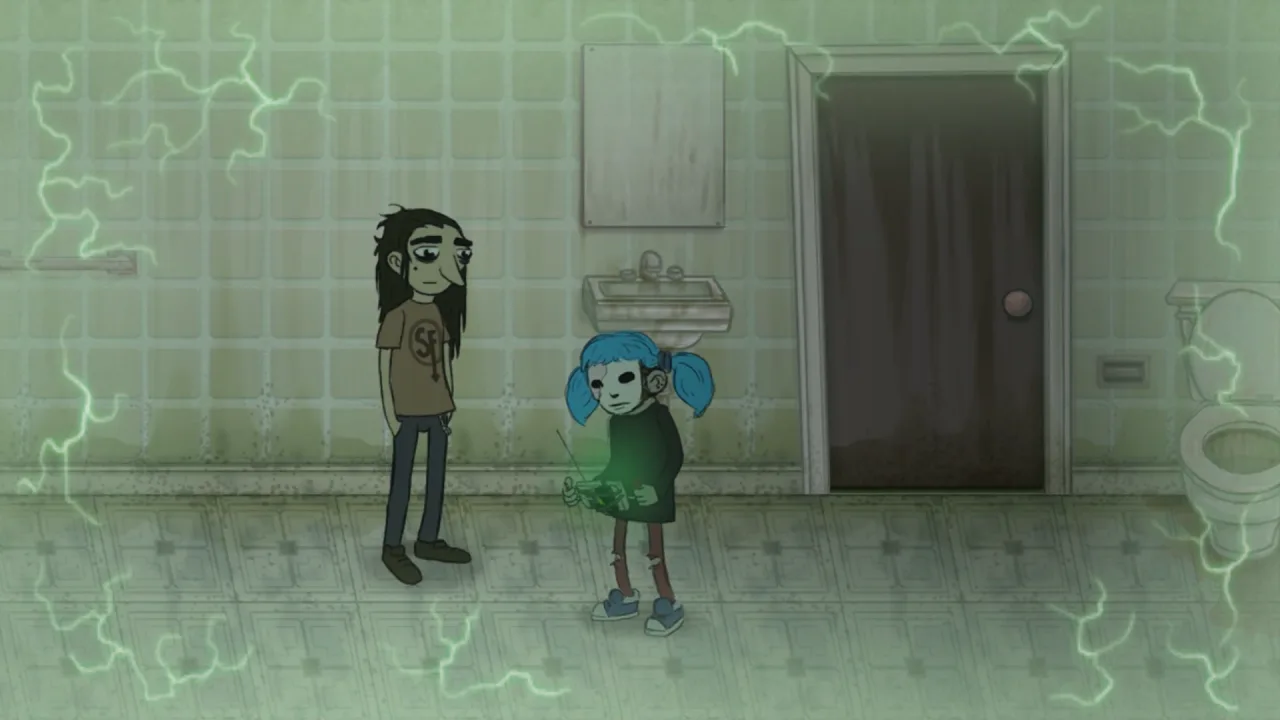 Official Sally Face Chapter Two supernatural investigation scene
